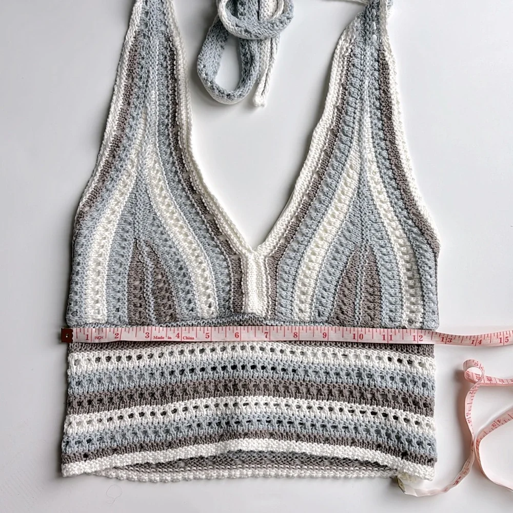Hollister Crocheted Halter Crop Top - Picture 5 of 5